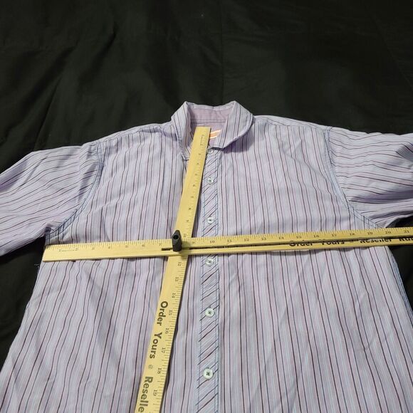Michael Brandon Mens Button Down Multicolor Size Small Cotton Blend Long Sleeve - Picture 3 of 12